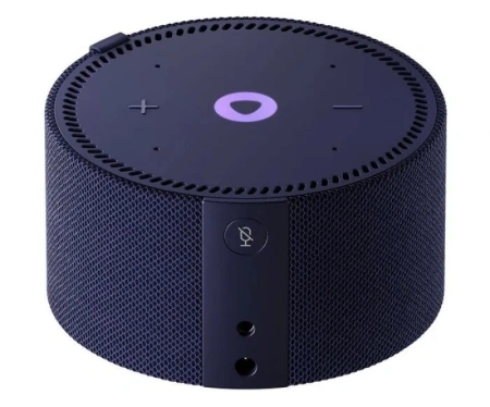 Акустическая система Яндекс.Станция Мини 2 с Алисой (Синий, с часами)