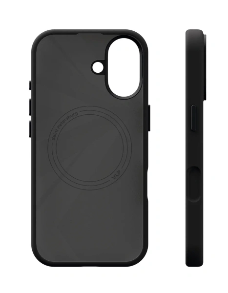 Чехол защитный VLP Aster Pro Case с MagSafe для iPhone 17, черный